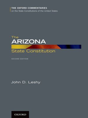 cover image of The Arizona State Constitution